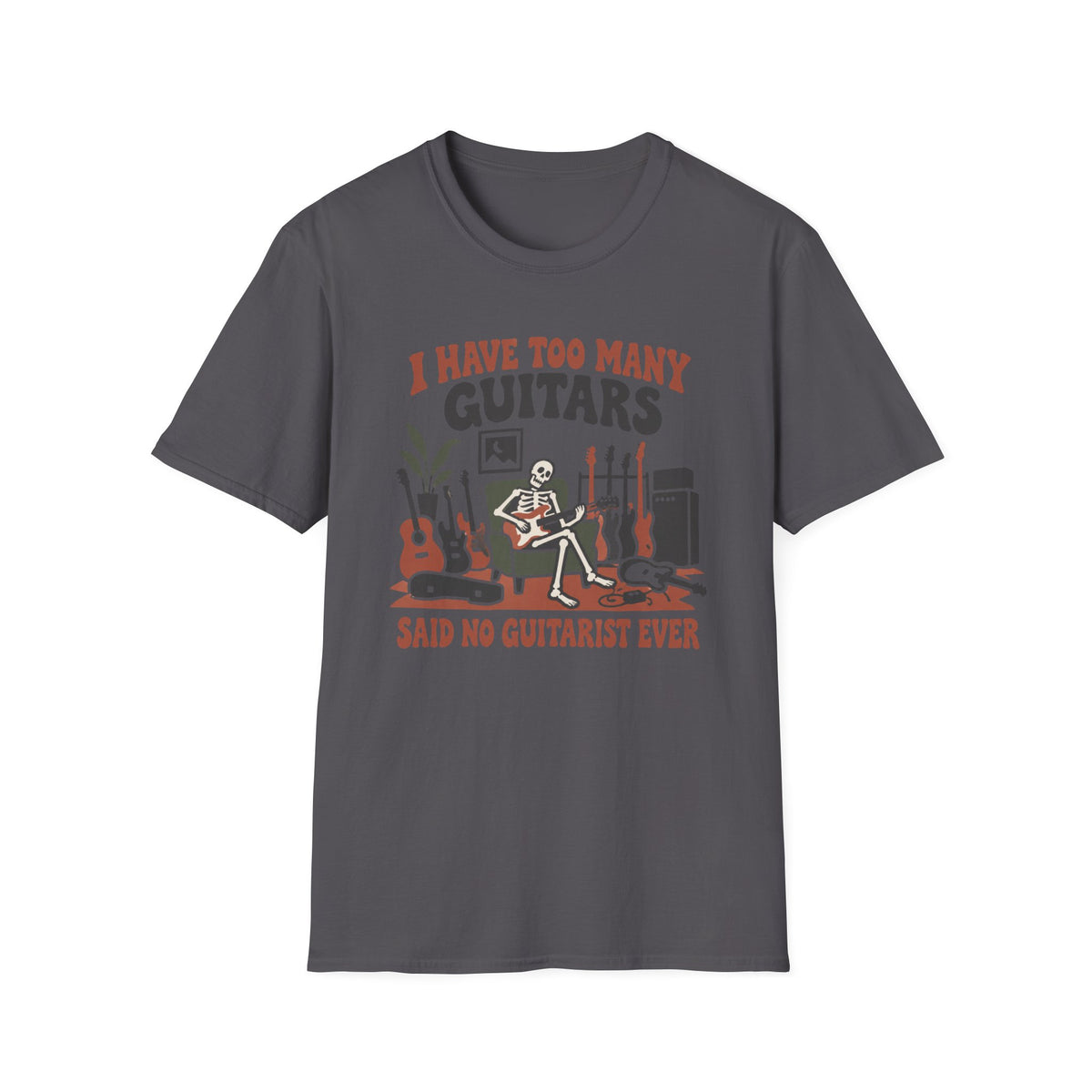Too Many Guitars T‑Shirt