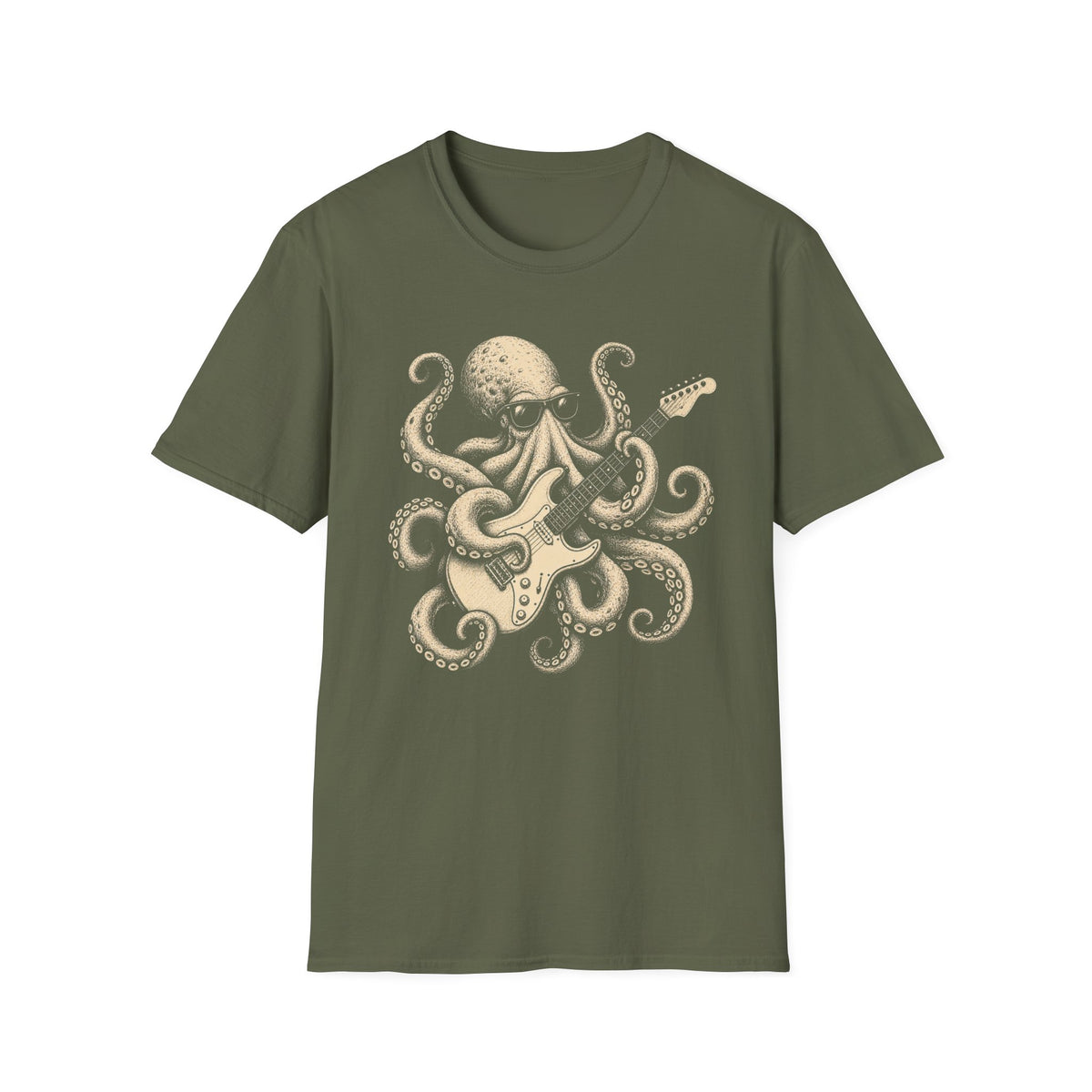 Octopus Guitar T-Shirt