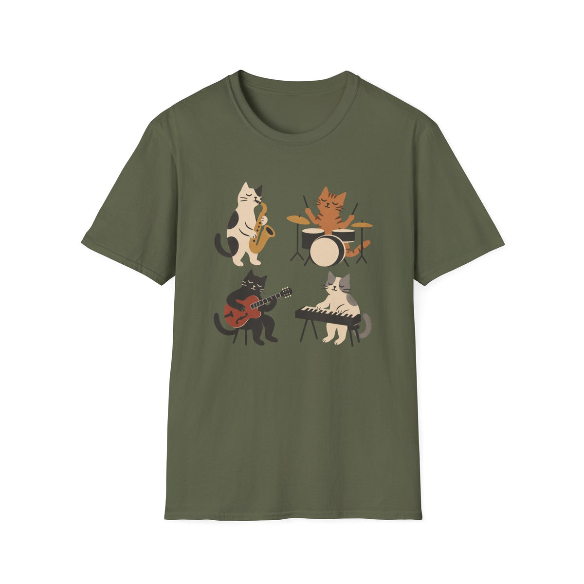 Cat Band T-Shirt