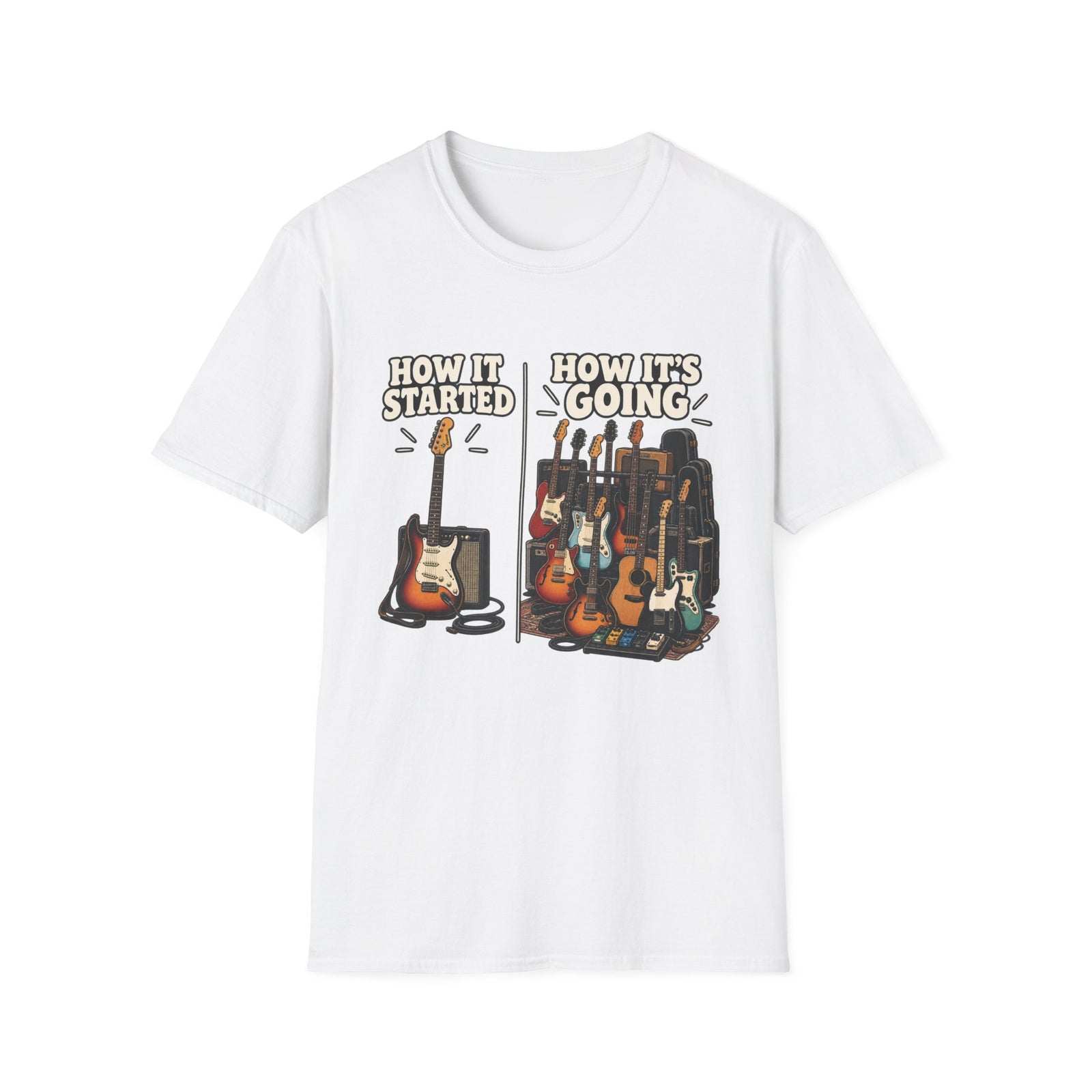 How It Started Guitar T-Shirt
