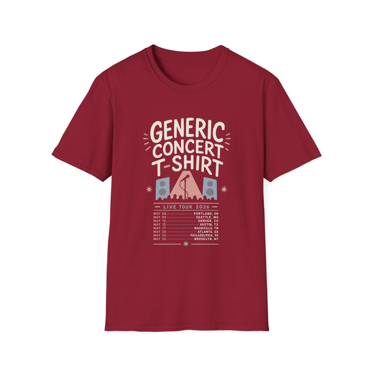 Generic Concert T‑Shirt