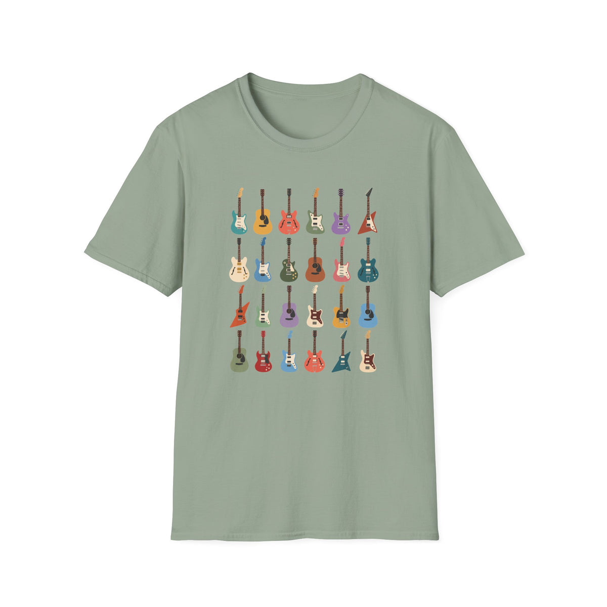 Guitars Grid T-Shirt