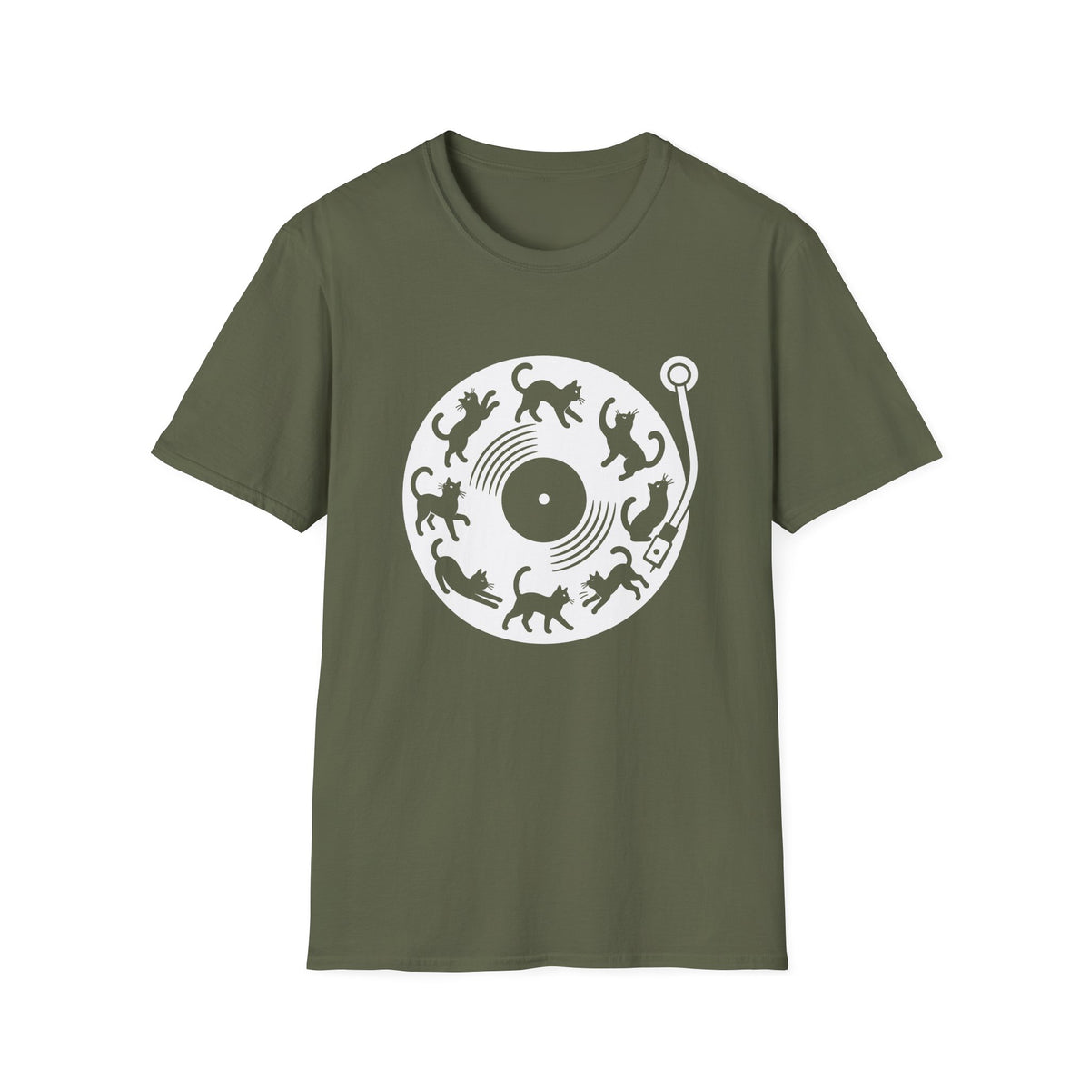 Cat Vinyl T-Shirt