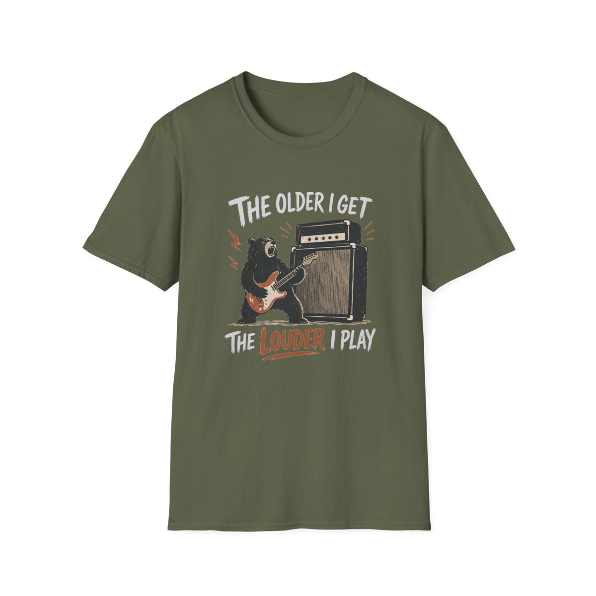 The Older I Get The Louder I Play T-Shirt