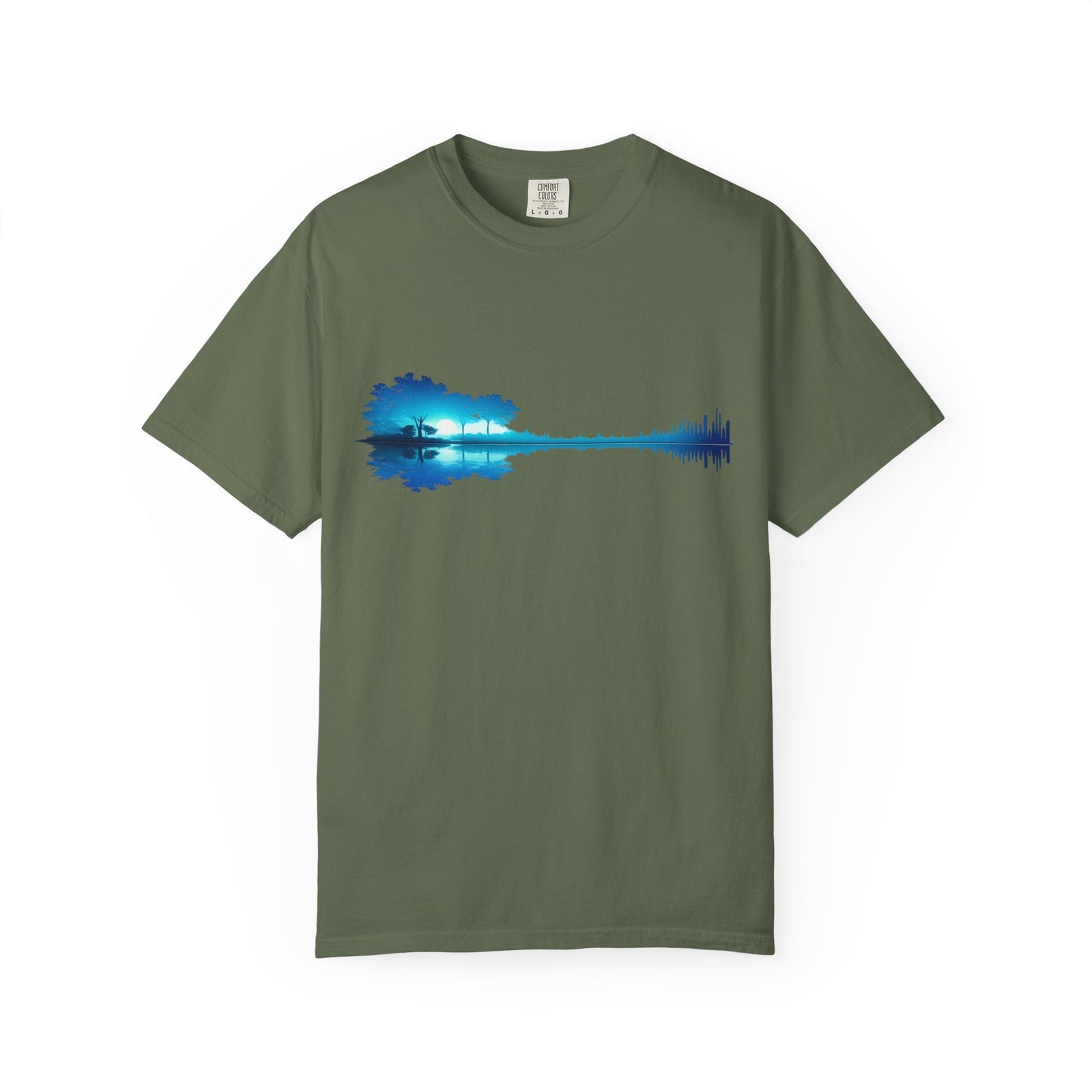 Guitar Soundwave Nature T-Shirt