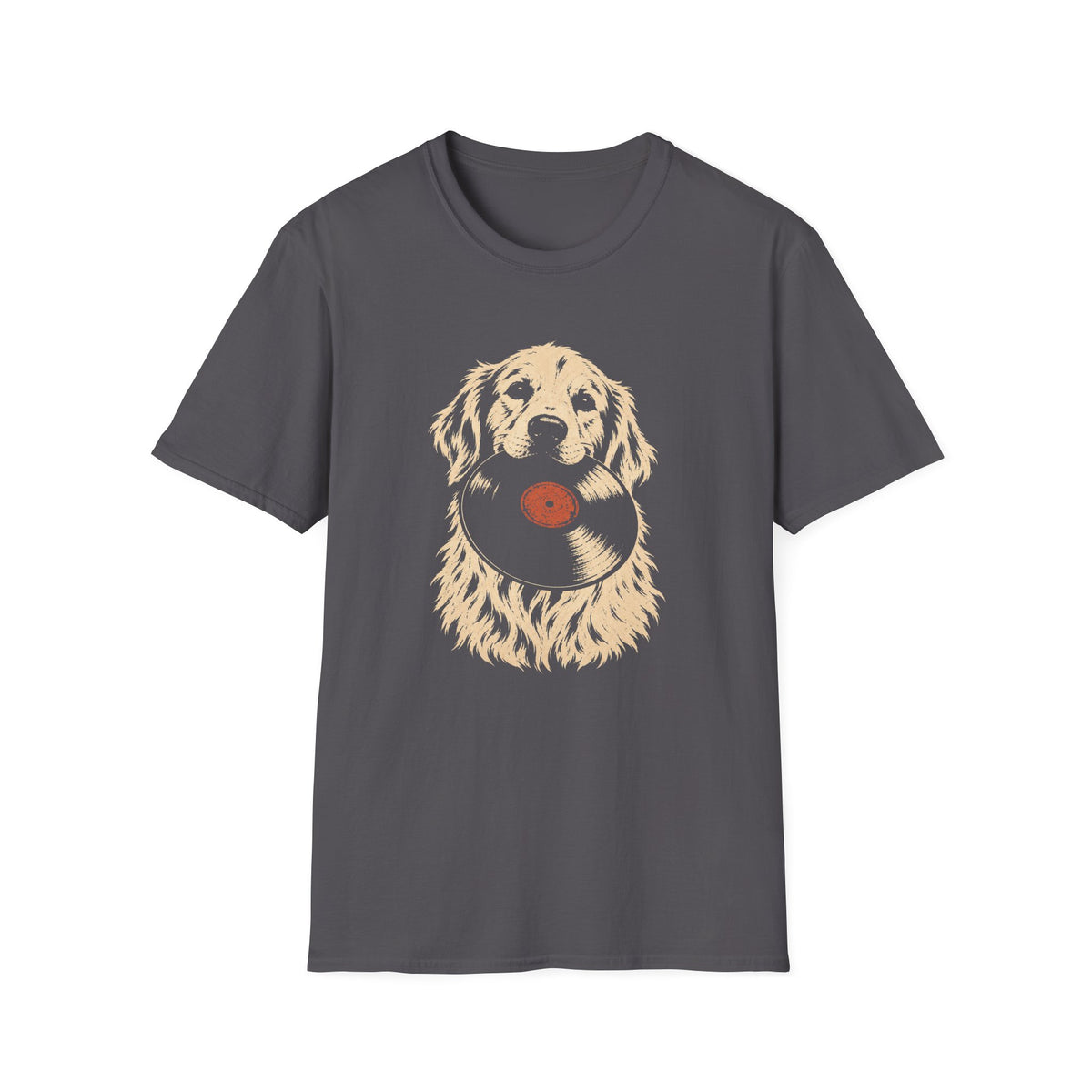 Vinyl Record Dog T-Shirt