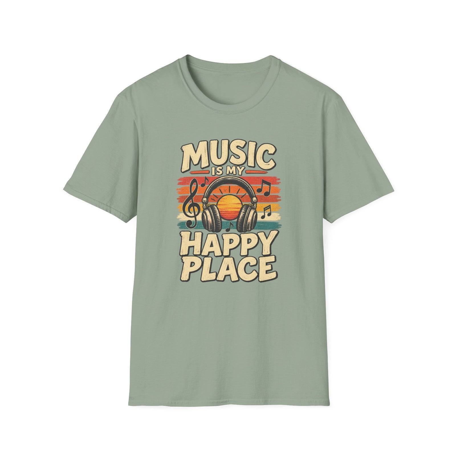 Music Is My Happy Place T-Shirt