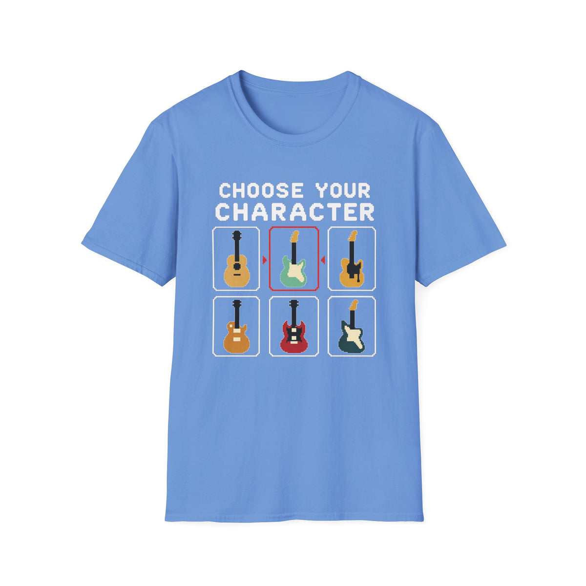 Choose Your Character Guitar T-Shirt