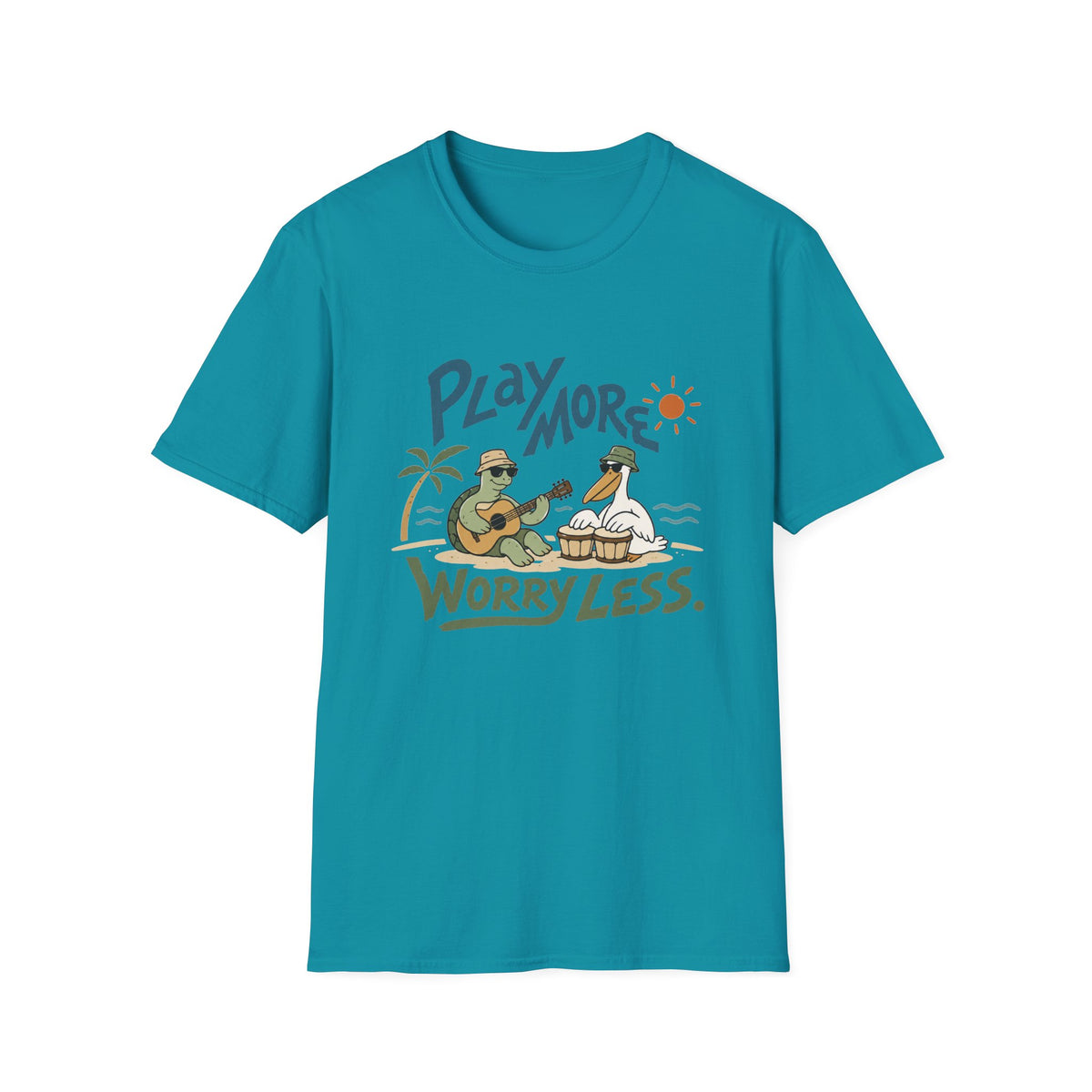 Play More Worry Less T-Shirt