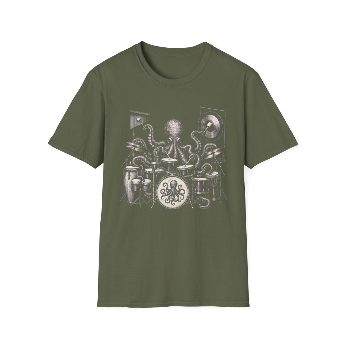 Octopus Drummer T-Shirt