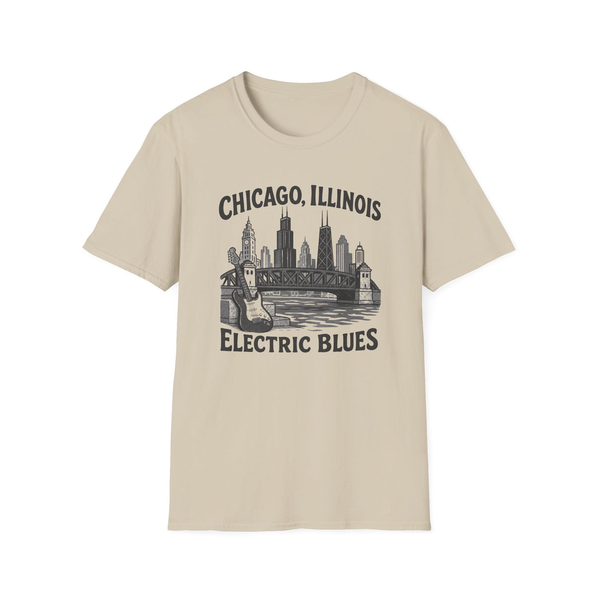 Chicago Illinois Electric Blues T-Shirt