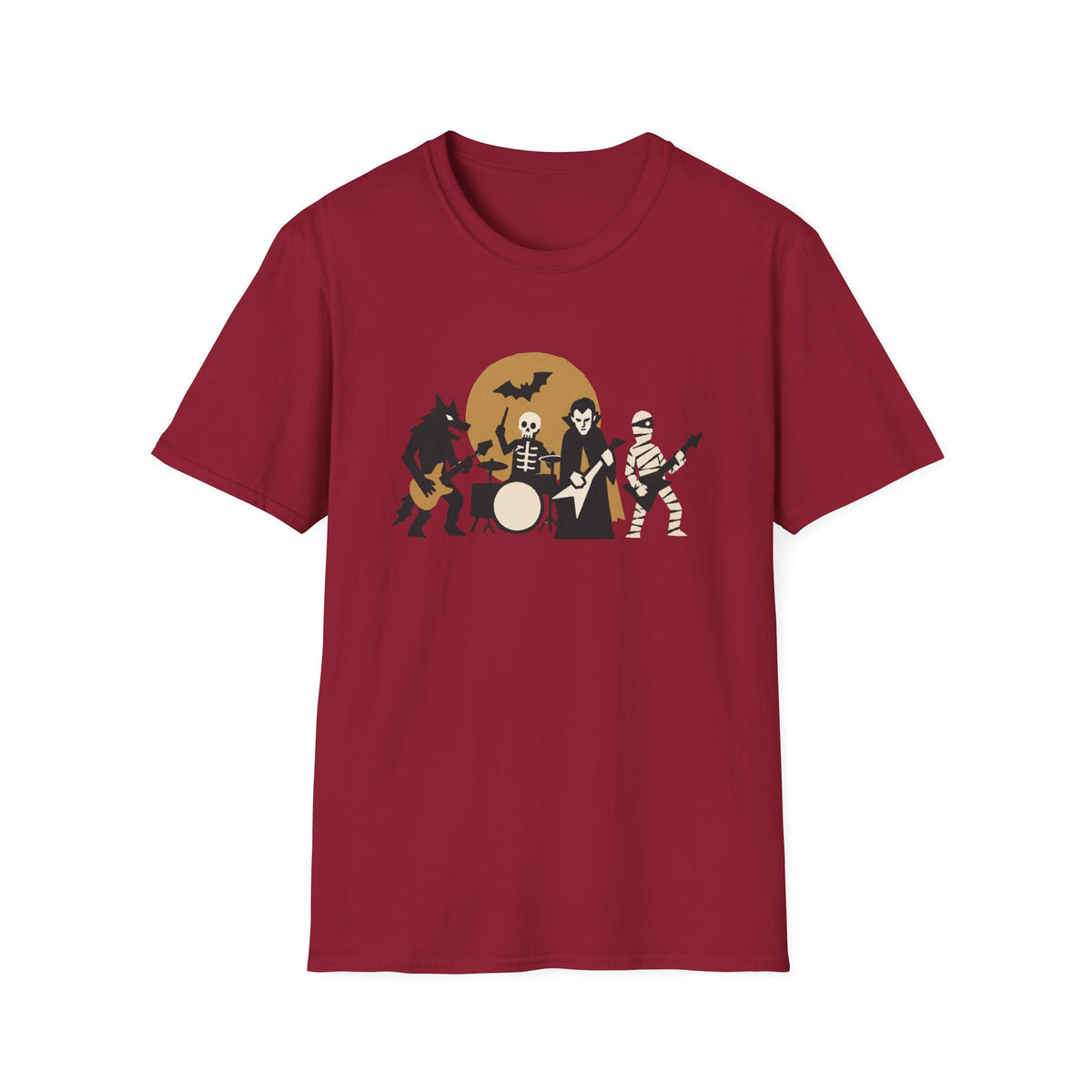 Halloween Monster Band T-Shirt
