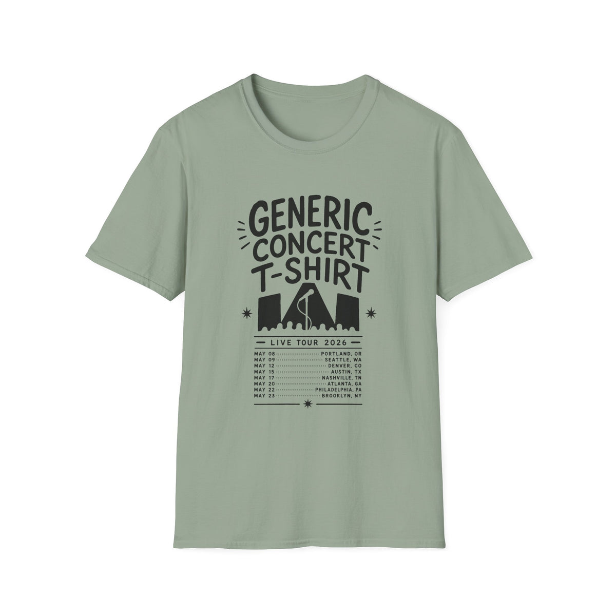 Generic Concert T‑Shirt