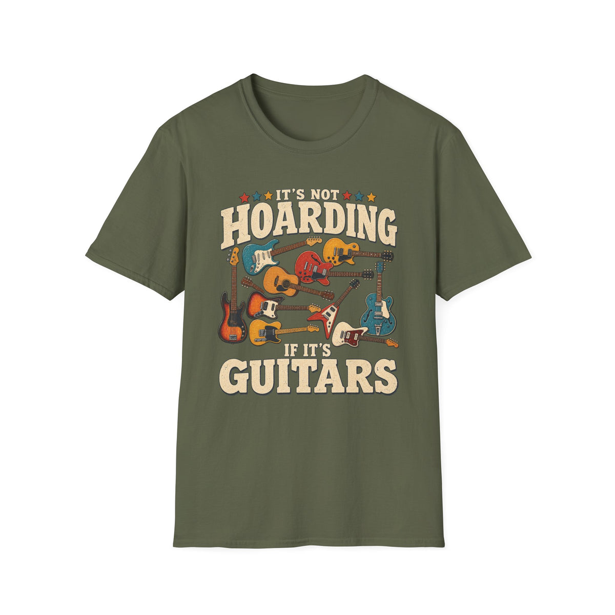 It's Not Hoarding Guitar T-Shirt