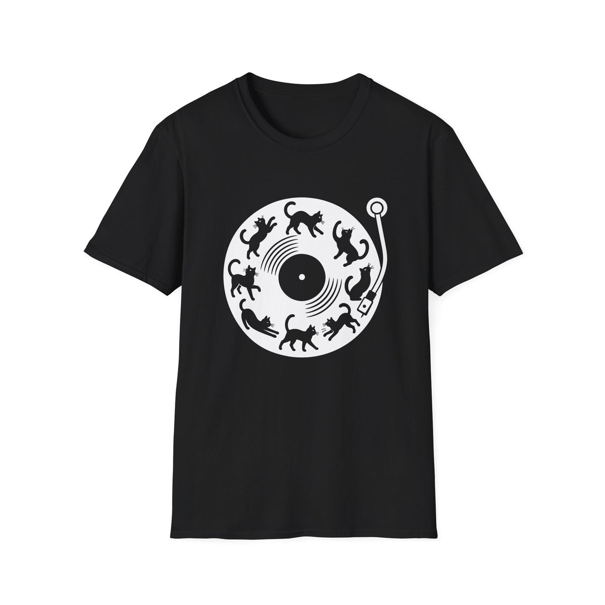 Cat Vinyl T-Shirt