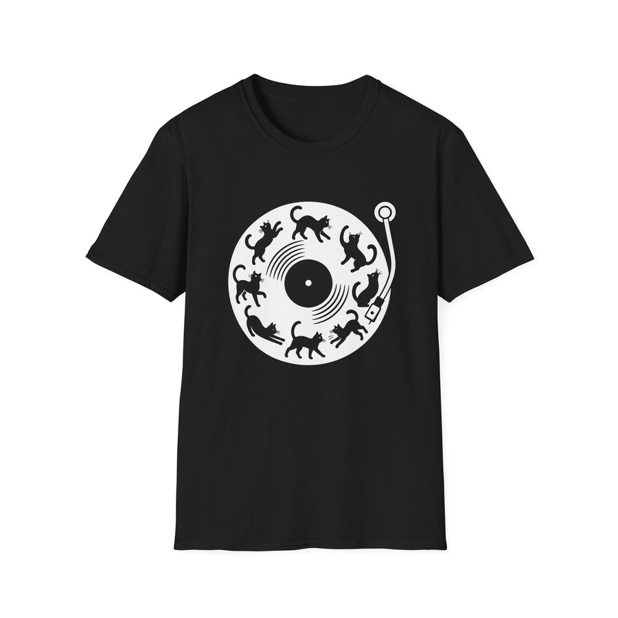 Cat Vinyl T-Shirt