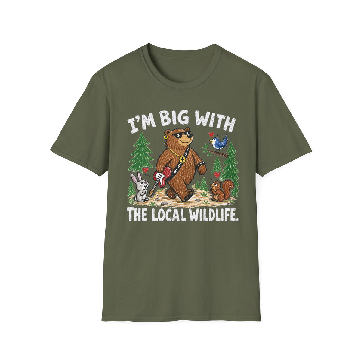 I'm Big With The Local Wildlife T-Shirt
