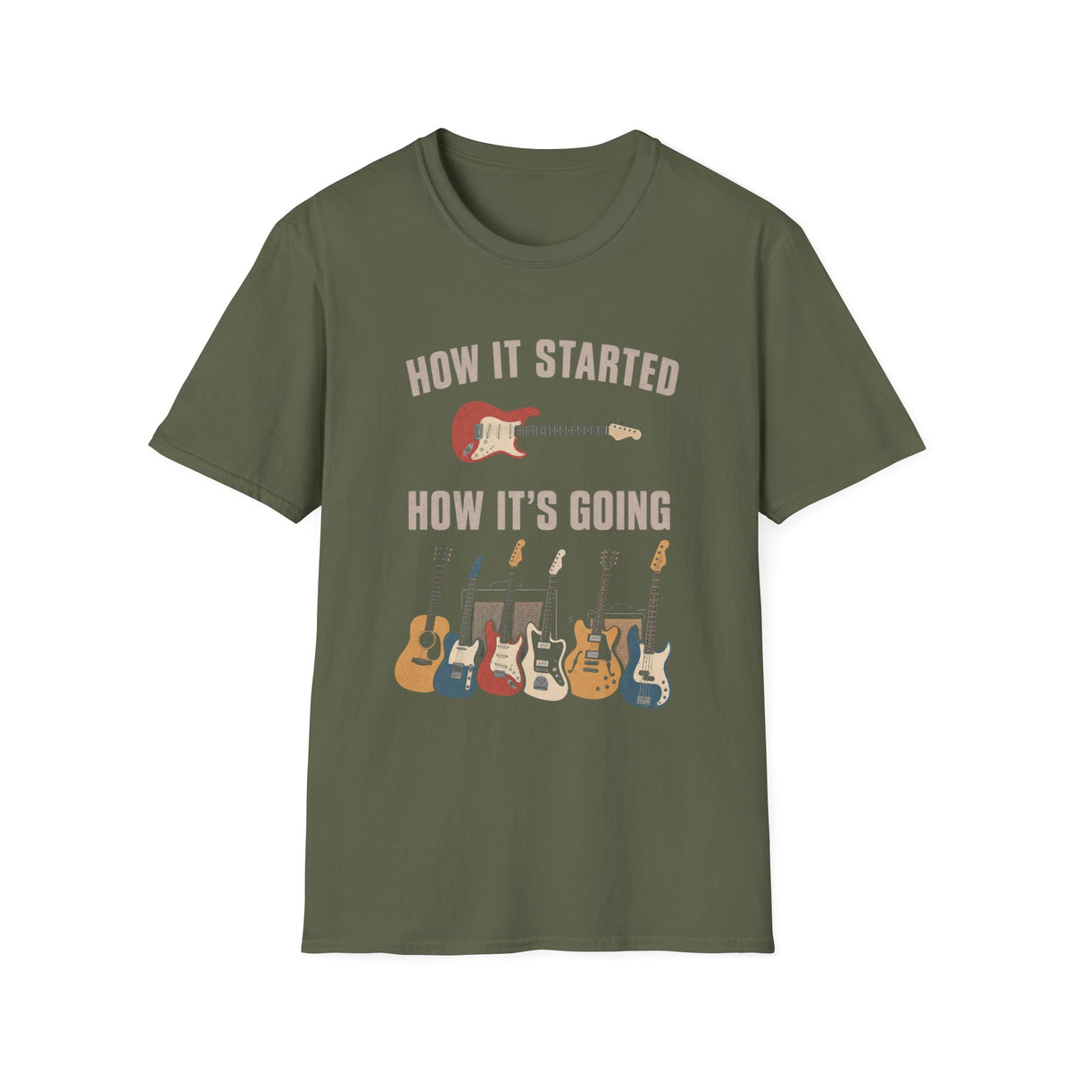 How It Started Guitar T-Shirt