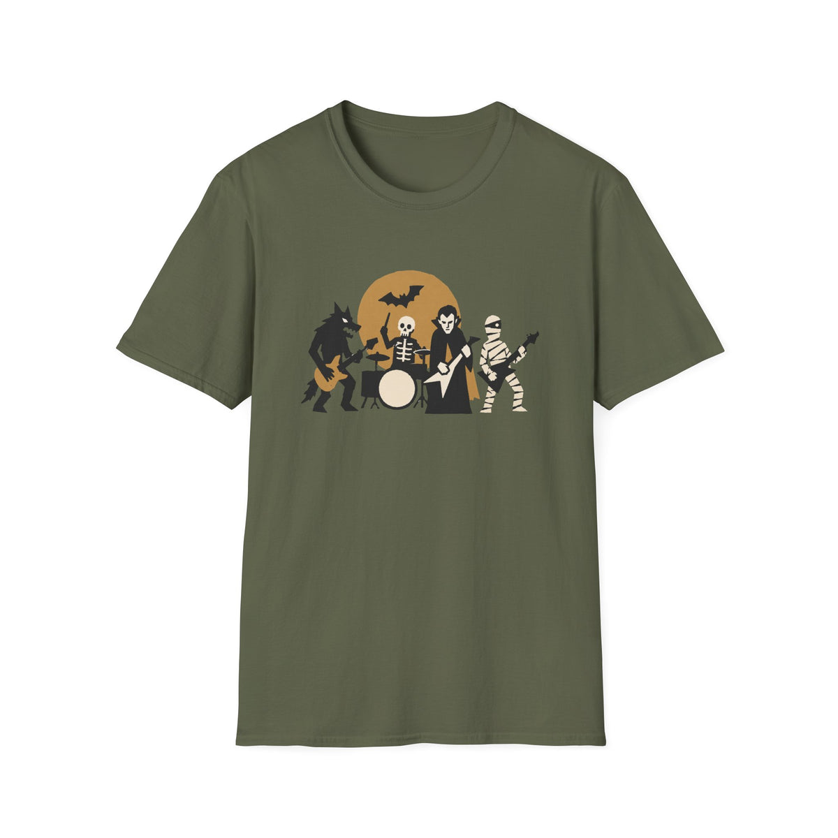 Halloween Monster Band T-Shirt