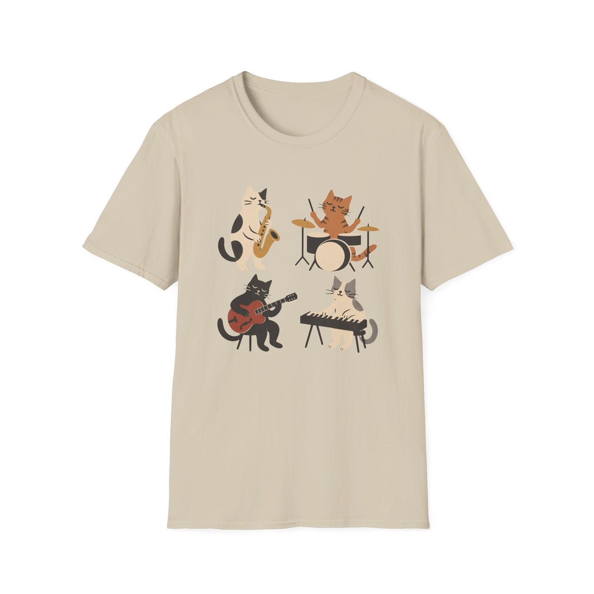 Cat Band T-Shirt
