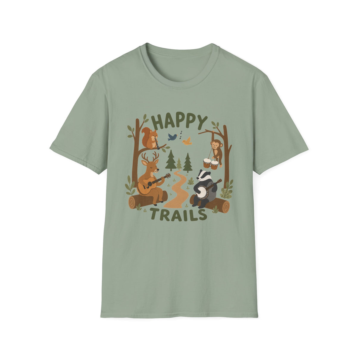 Happy Trails Music Animals T-Shirt