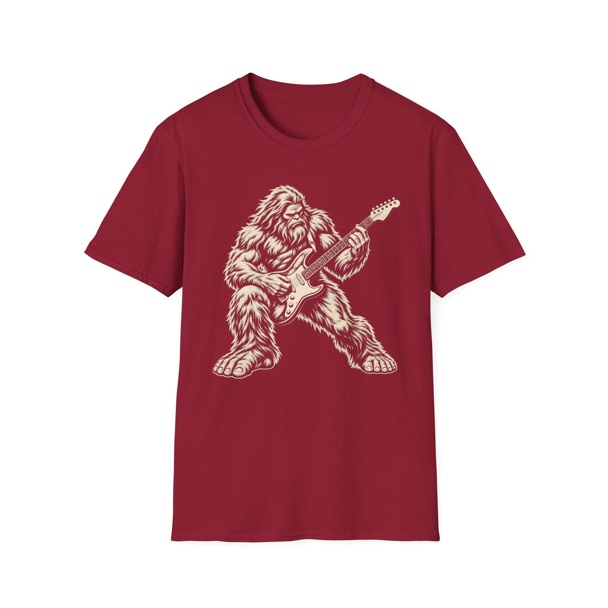 Guitar-Playing Sasquatch T-Shirt