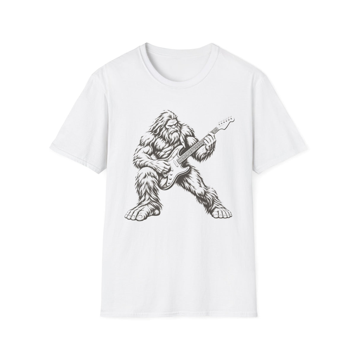 Guitar-Playing Sasquatch T-Shirt