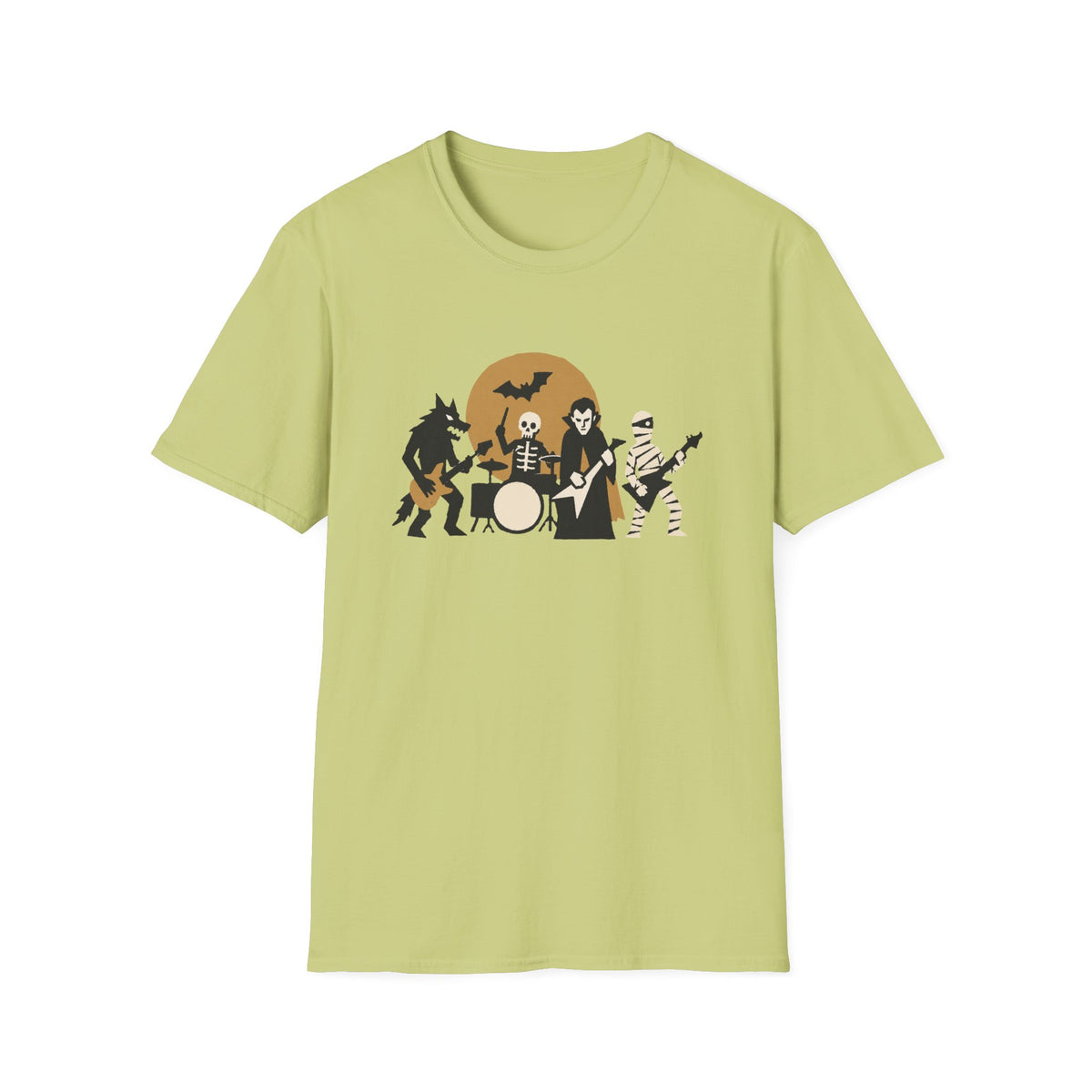 Halloween Monster Band T-Shirt