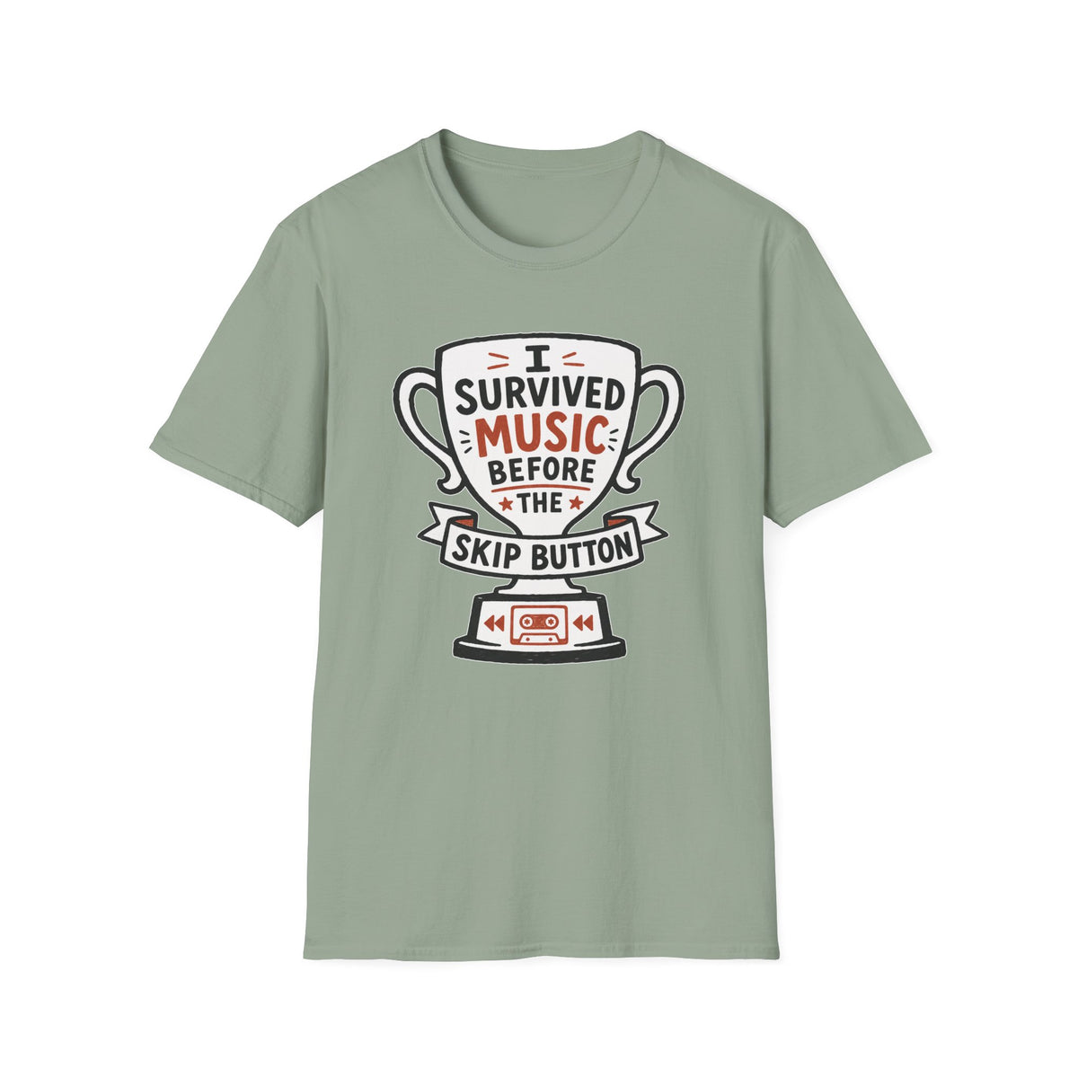 I Survived Music Before the Skip Button T-Shirt