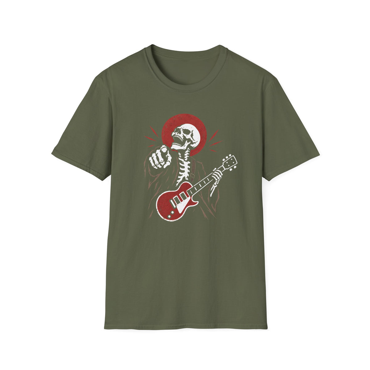 Skeleton Guitarist T‑Shirt