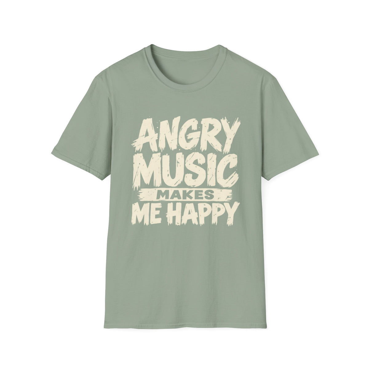 Angry Music Makes Me Happy T-Shirt