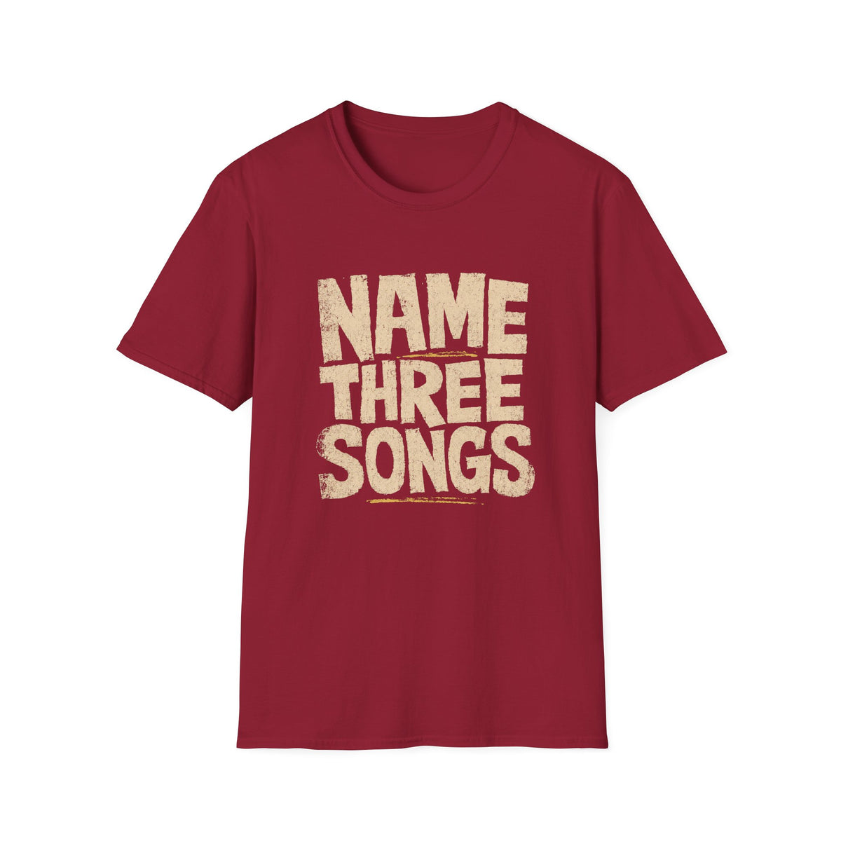 Name Three Songs T-Shirt