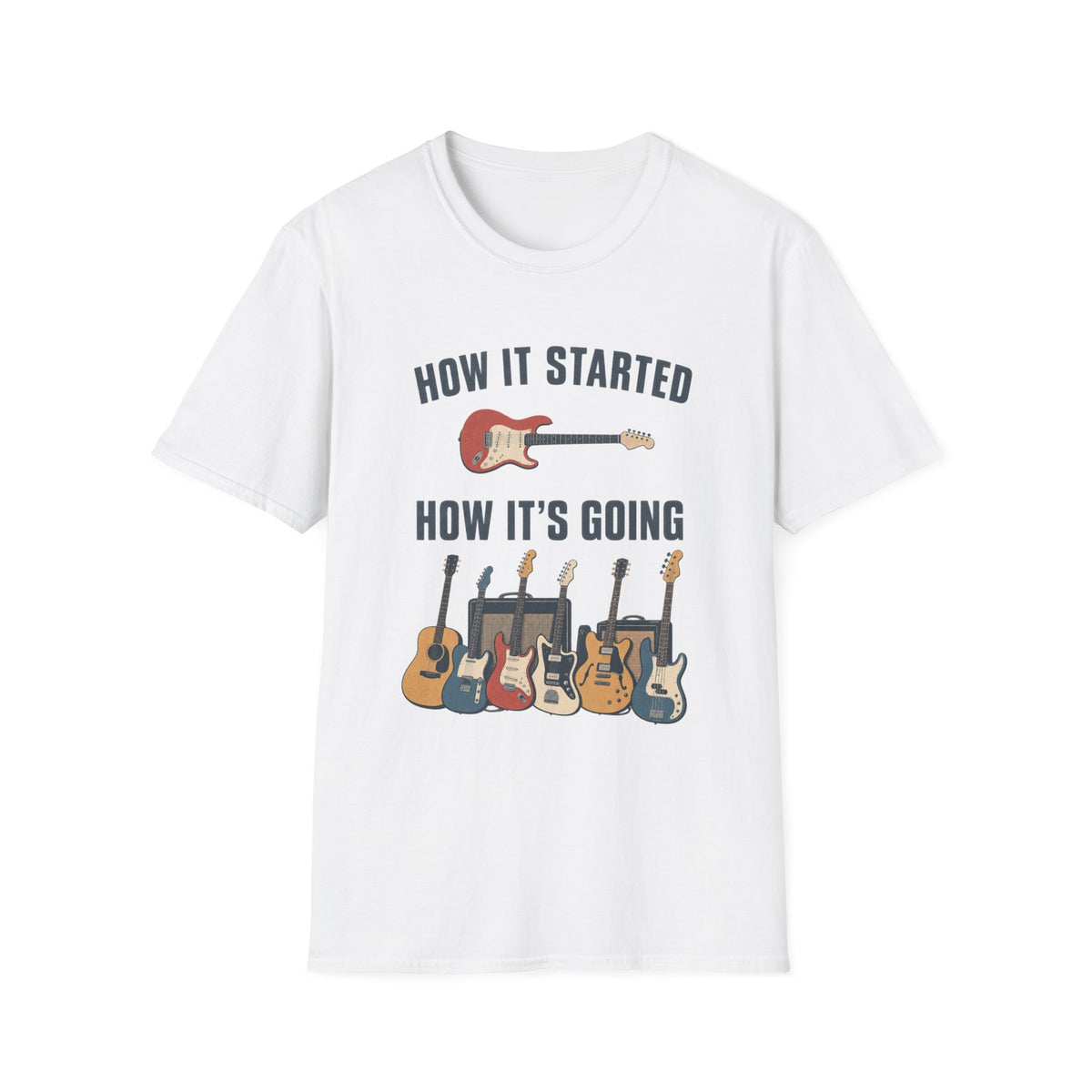 How It Started Guitar T-Shirt