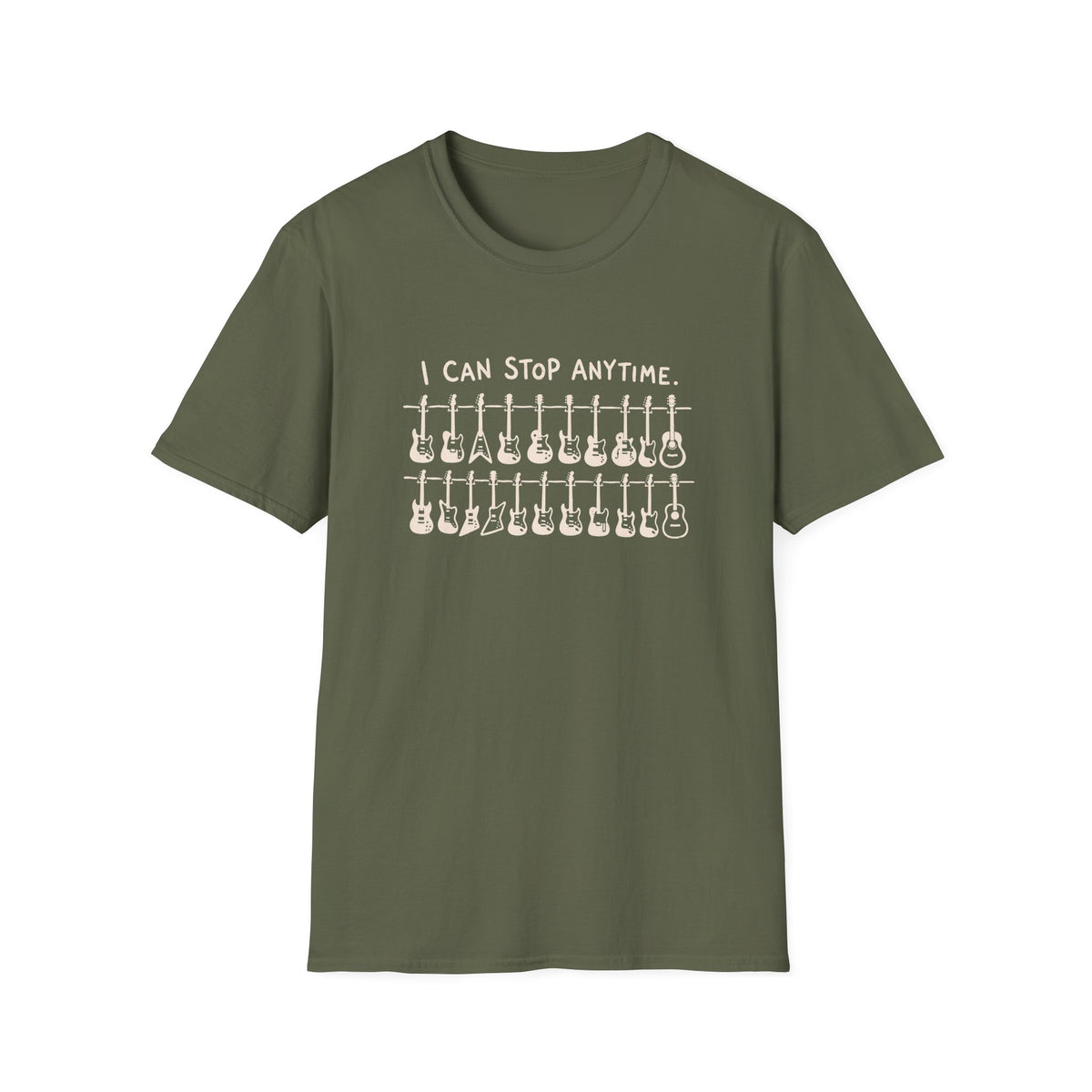 I Can Stop Anytime Guitars T-Shirt