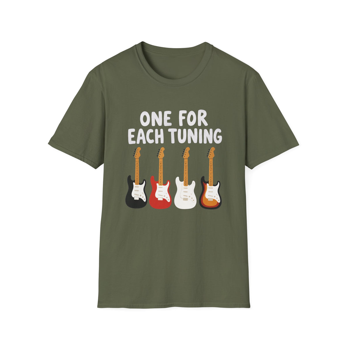 One For Each Tuning Guitar T‑Shirt