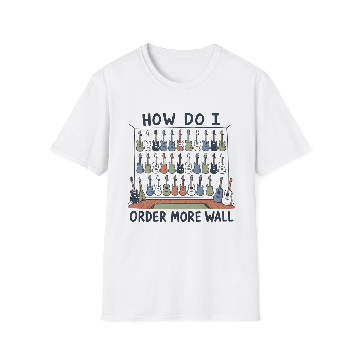 More Wall Guitar Collection T-Shirt