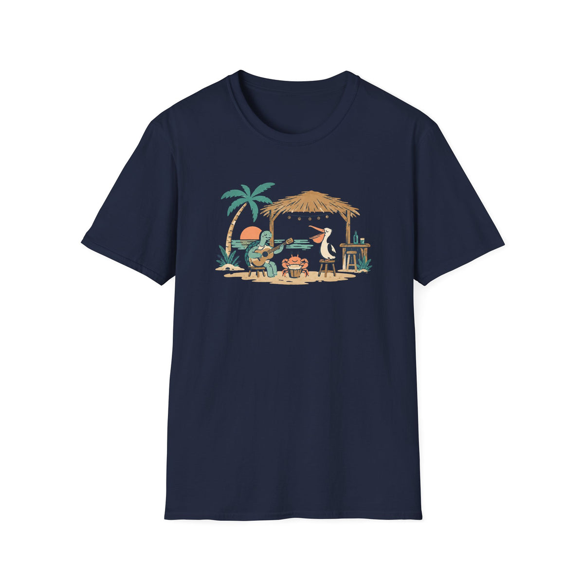 Tropical Beach Band T-Shirt