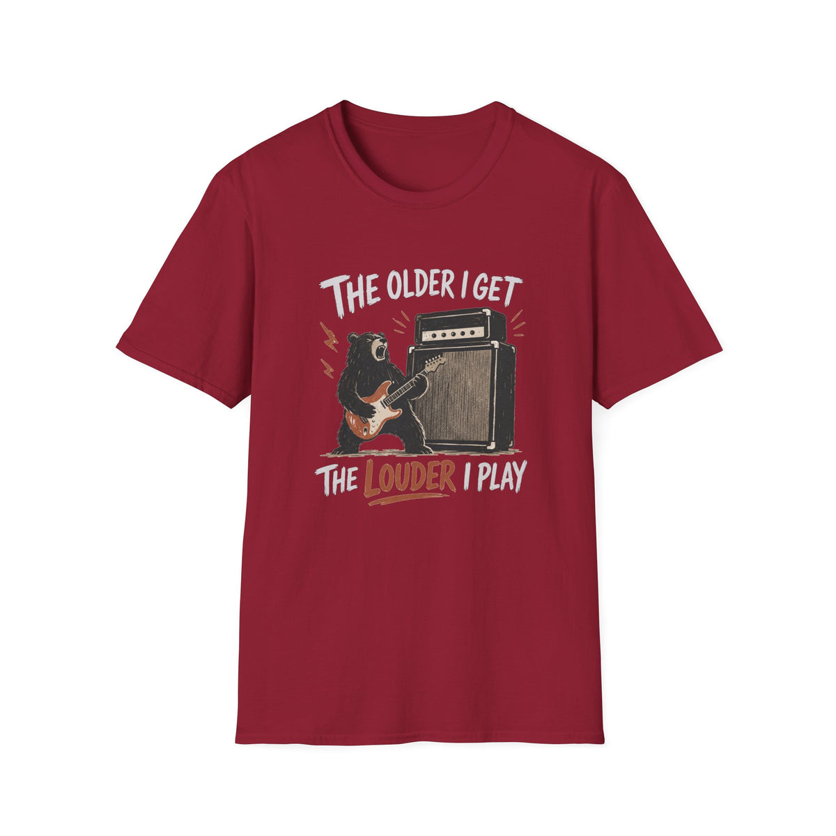 The Older I Get The Louder I Play T-Shirt