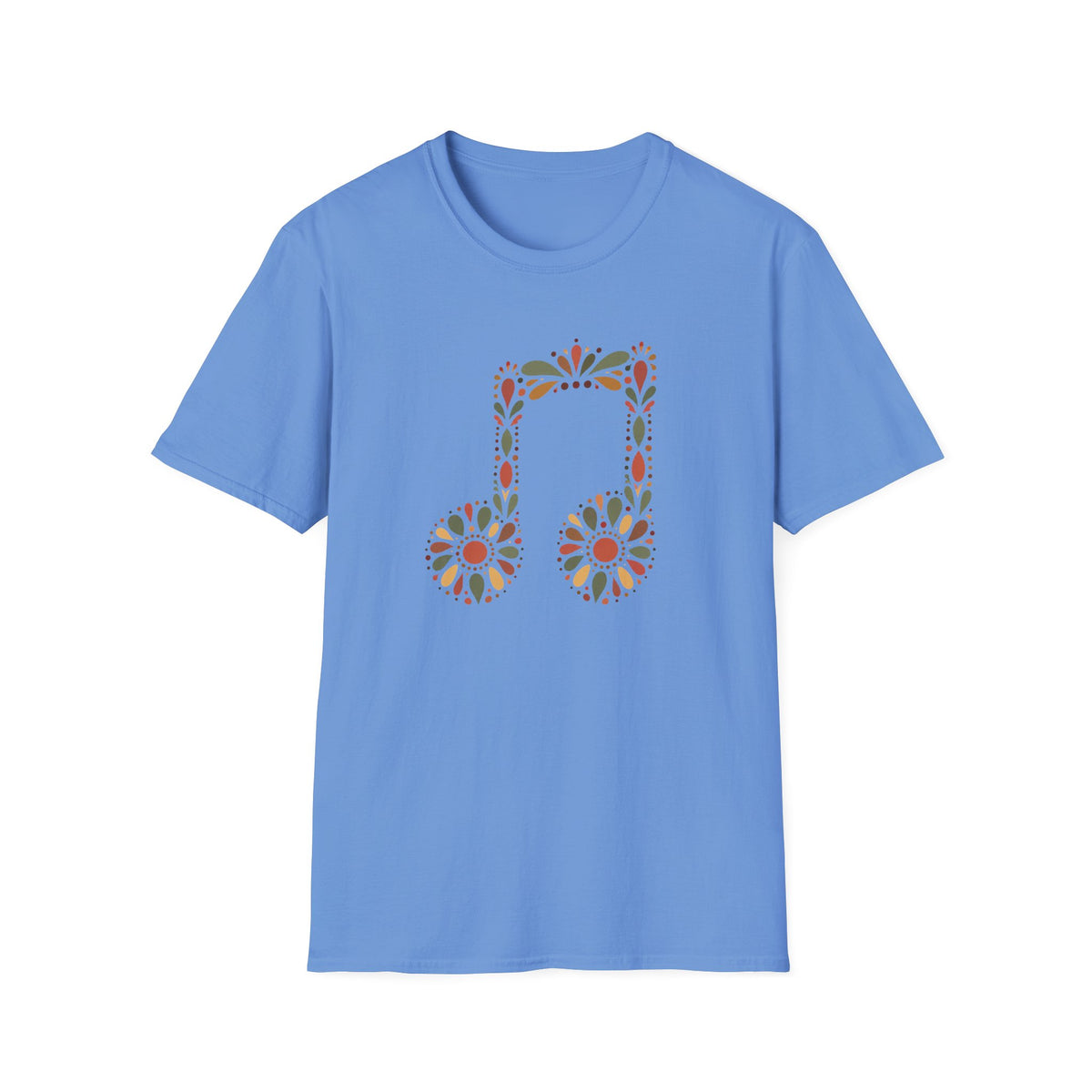 Floral Headphones T‑Shirt