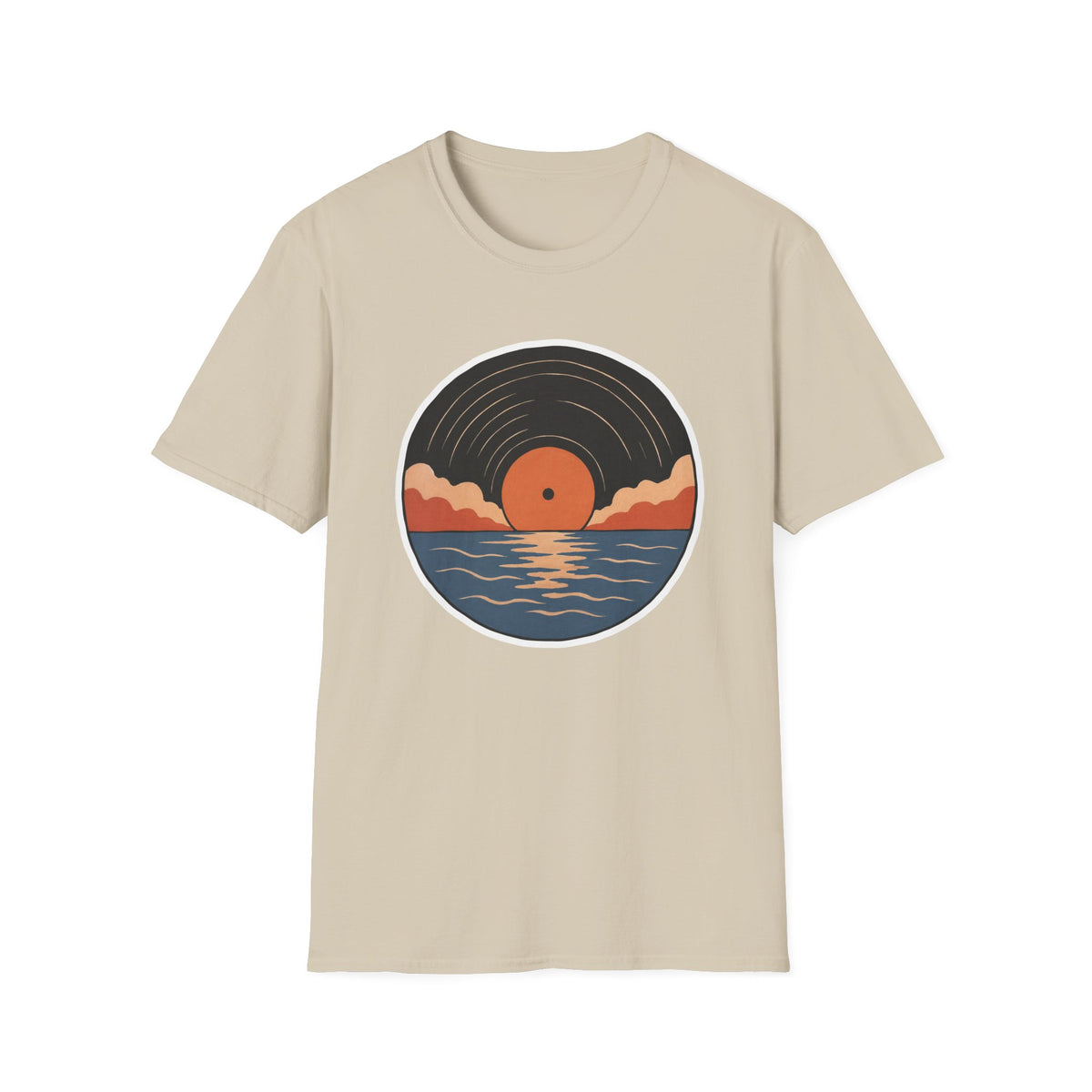 Vinyl Record Sunset T-Shirt