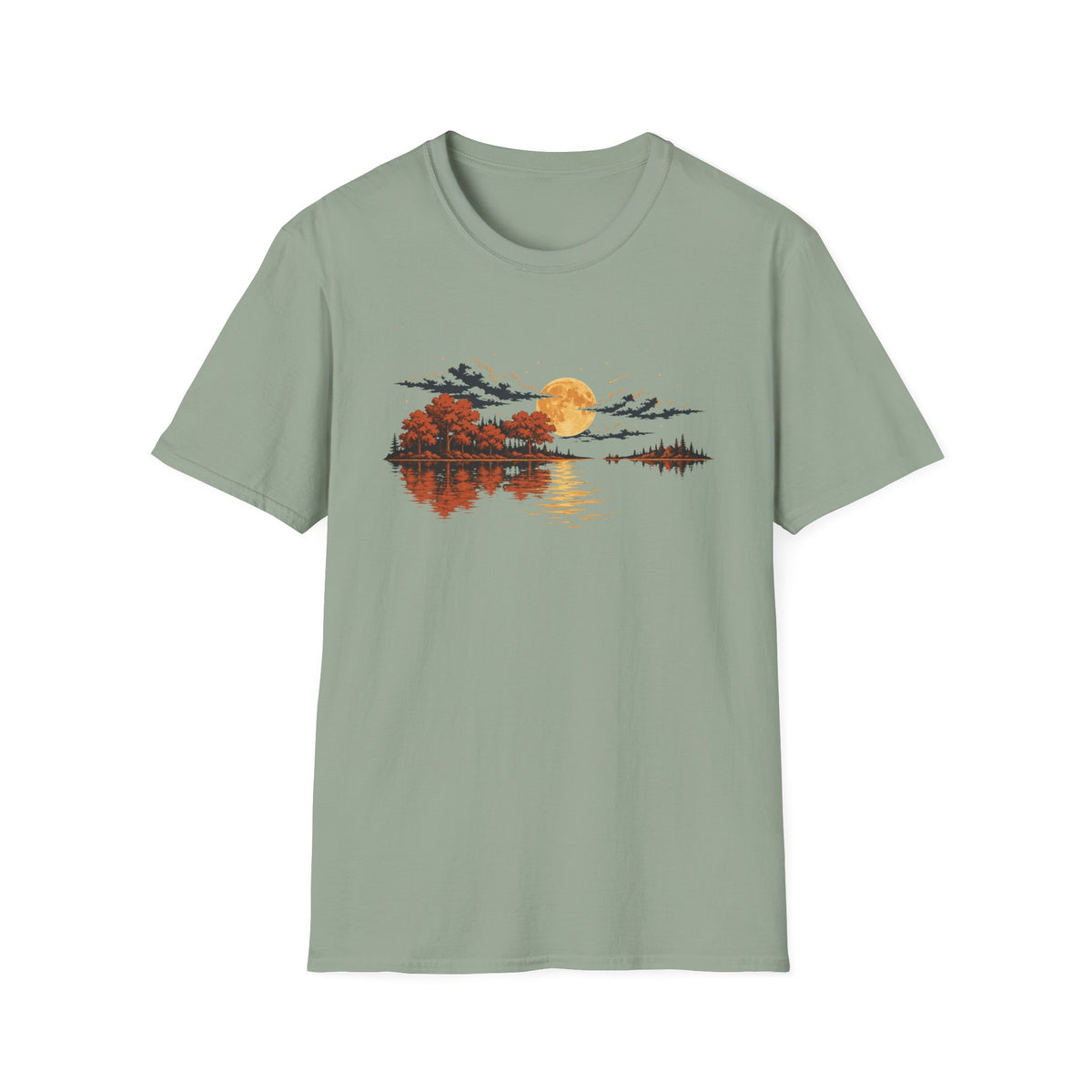 Guitar Nature Reflection T-Shirt