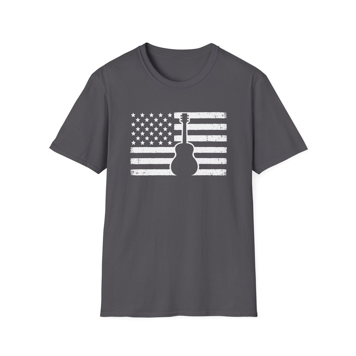 American Flag Guitar T-Shirt