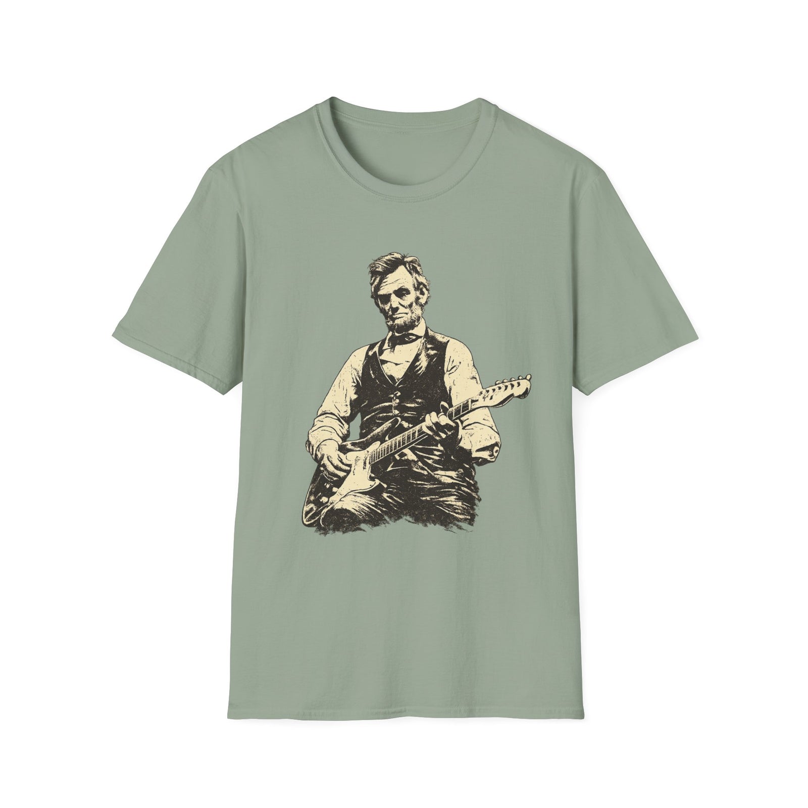 Abraham Lincoln Guitarist T-Shirt
