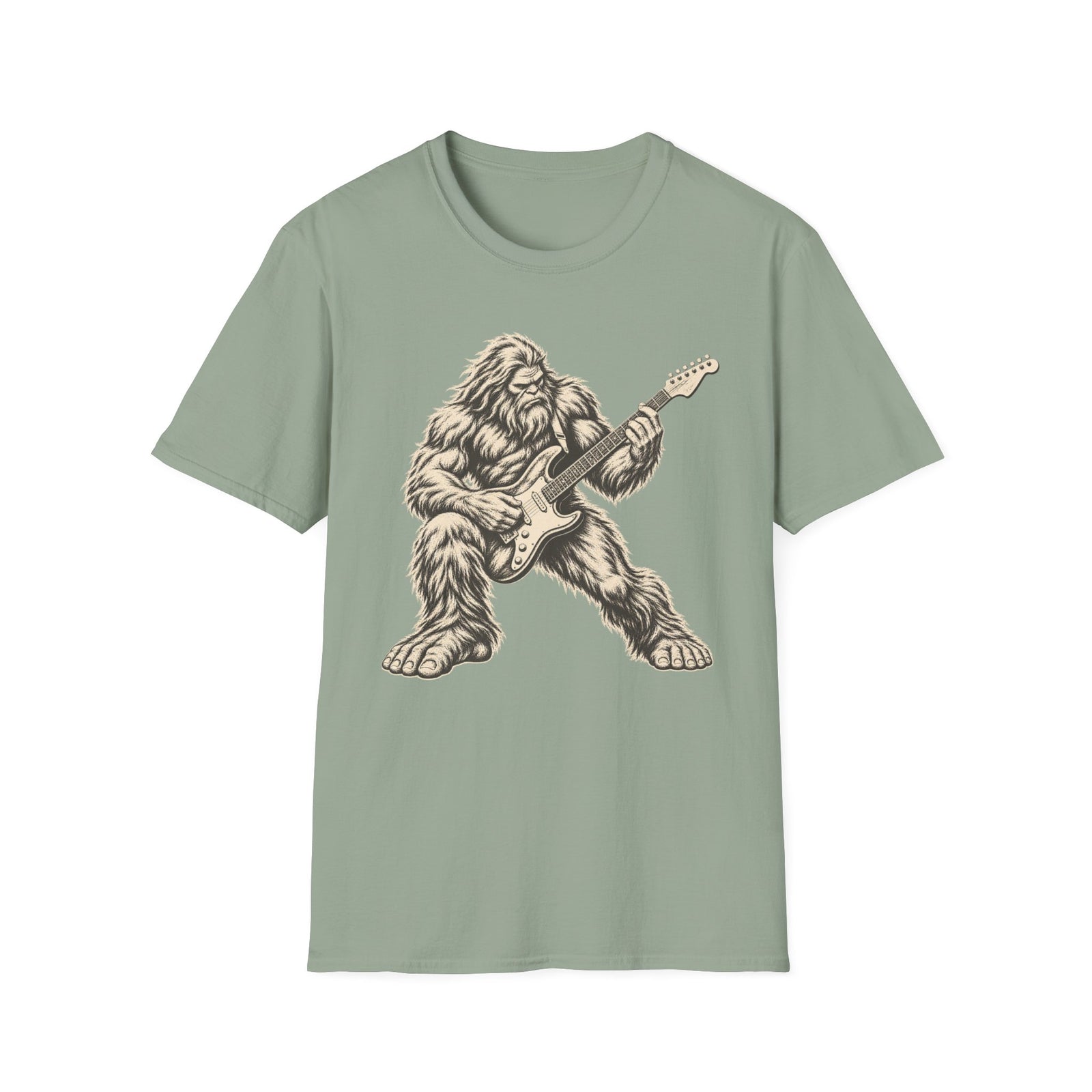 Guitar-Playing Sasquatch T-Shirt