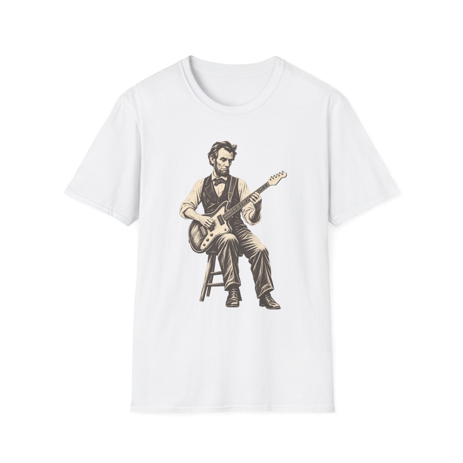 Abraham Lincoln Guitar T-Shirt