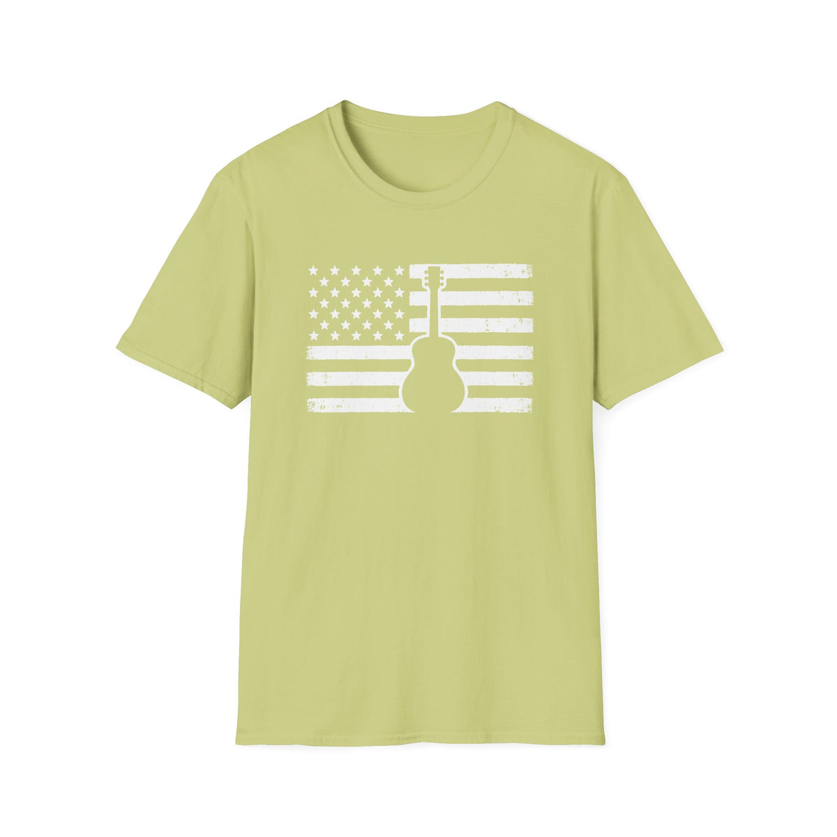 American Flag Guitar T-Shirt