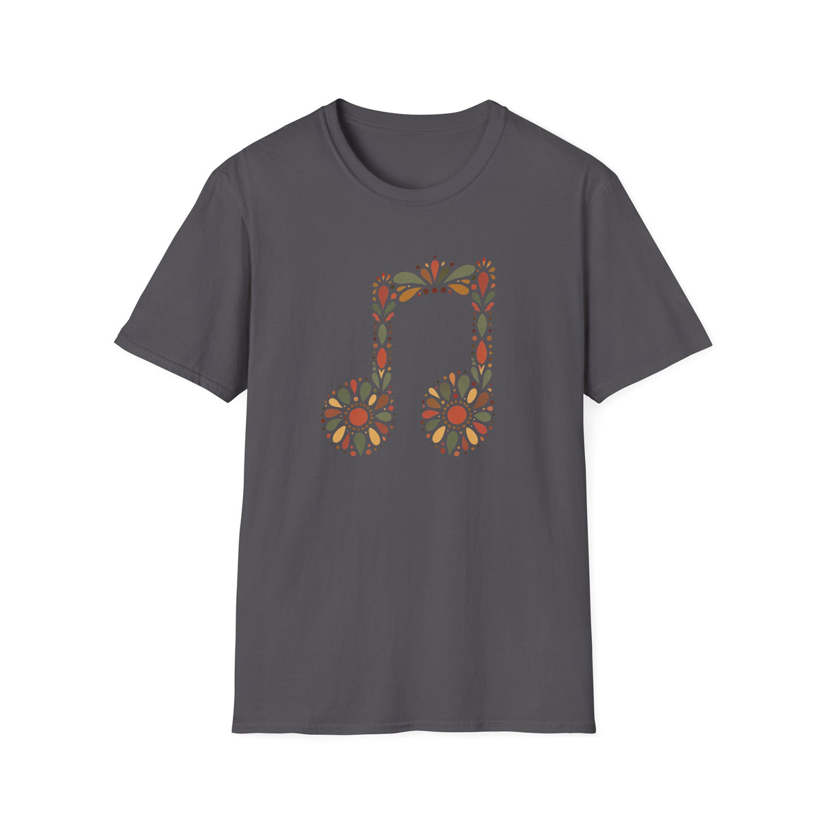 Floral Headphones T‑Shirt