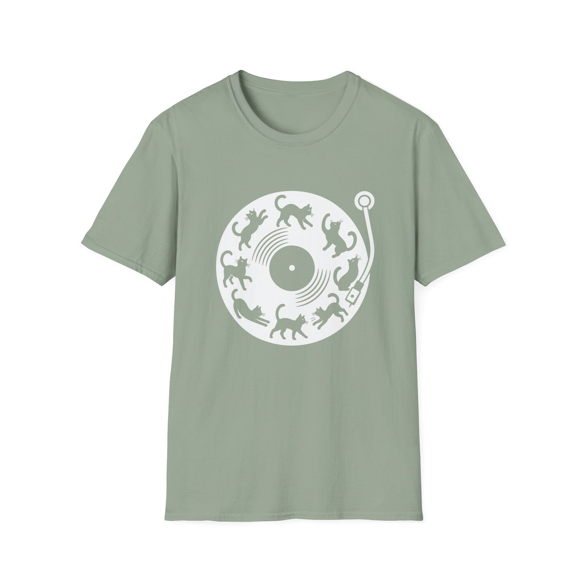 Cat Vinyl T-Shirt