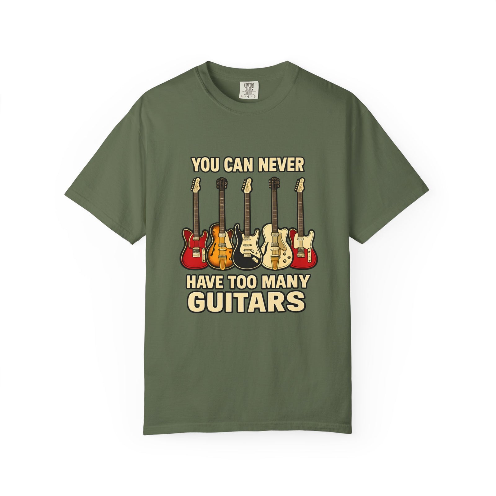 Too Many Guitars T‑Shirt