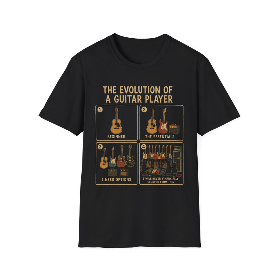 Guitar Player Evolution T‑Shirt